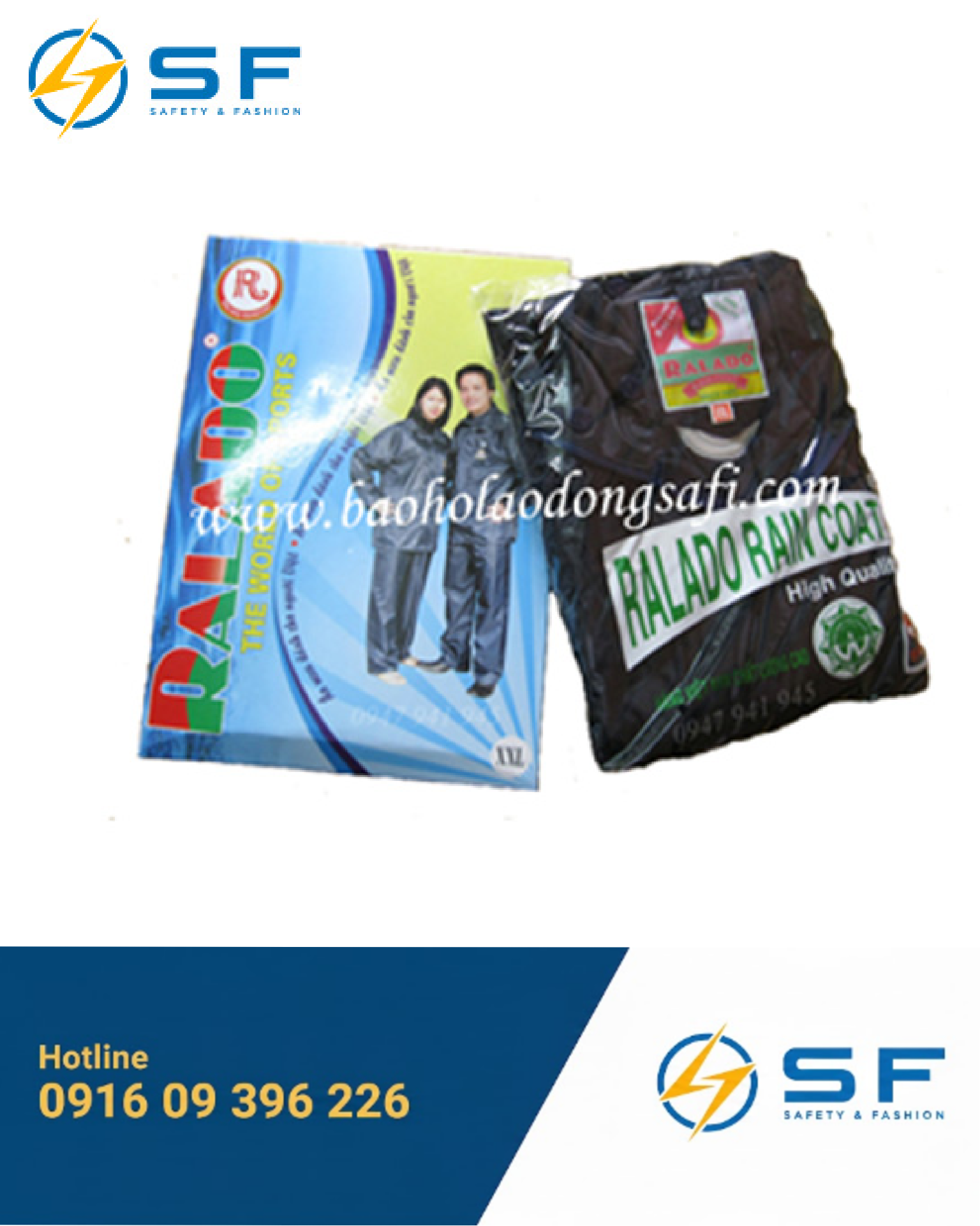 Quần áo mưa Ralado 1 lớp
